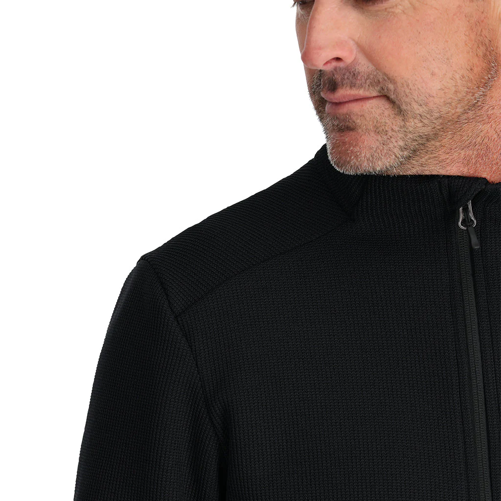 Mens Bandit Half Zip Fleece Jacket - Black - Image 4