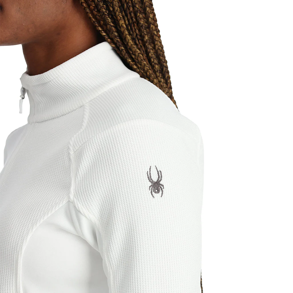 Womens Bandita Full Zip - White - Image 4