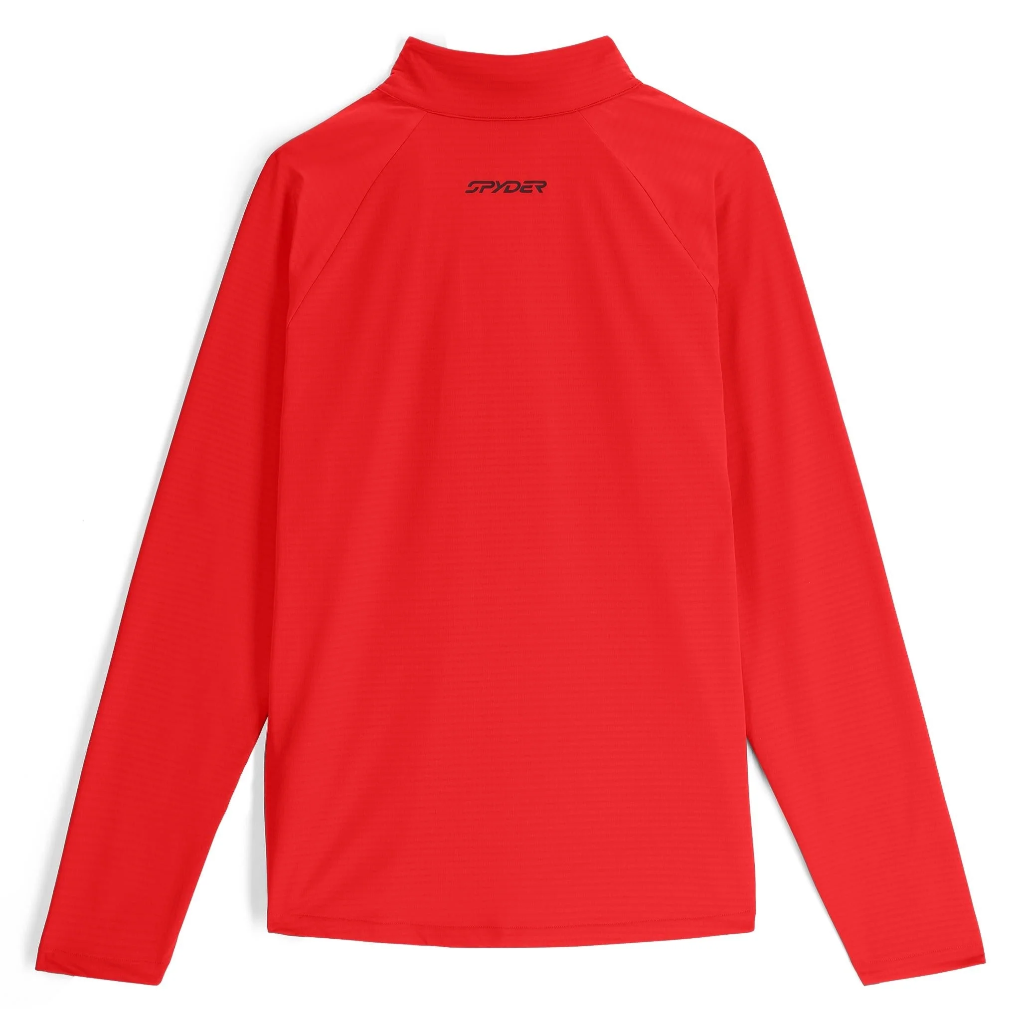 Mens Gridweb Fleece Half Zip Jacket - Spyder Red - Image 6