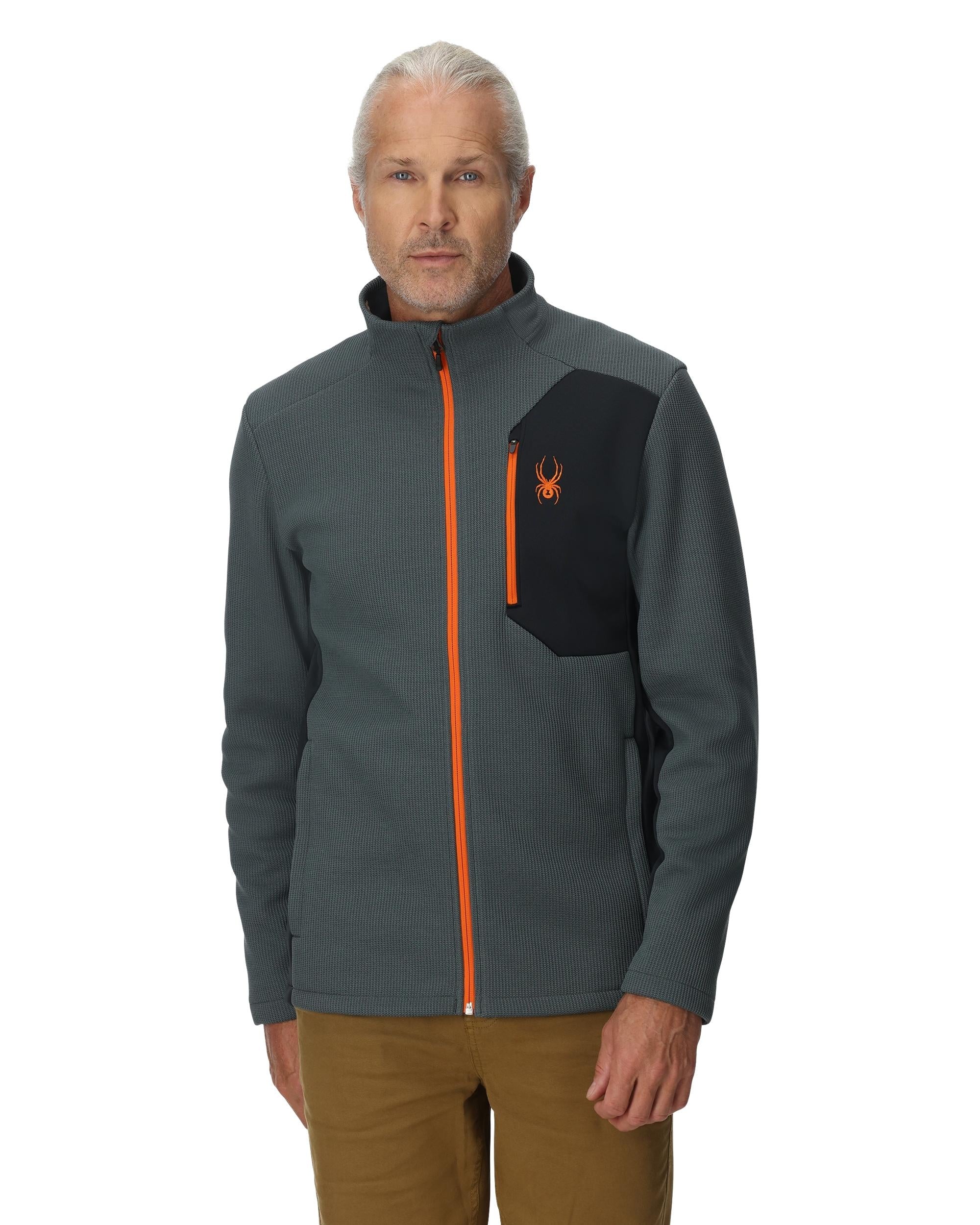 Mens Bandit Full Zip - Slate Blue - Image 3