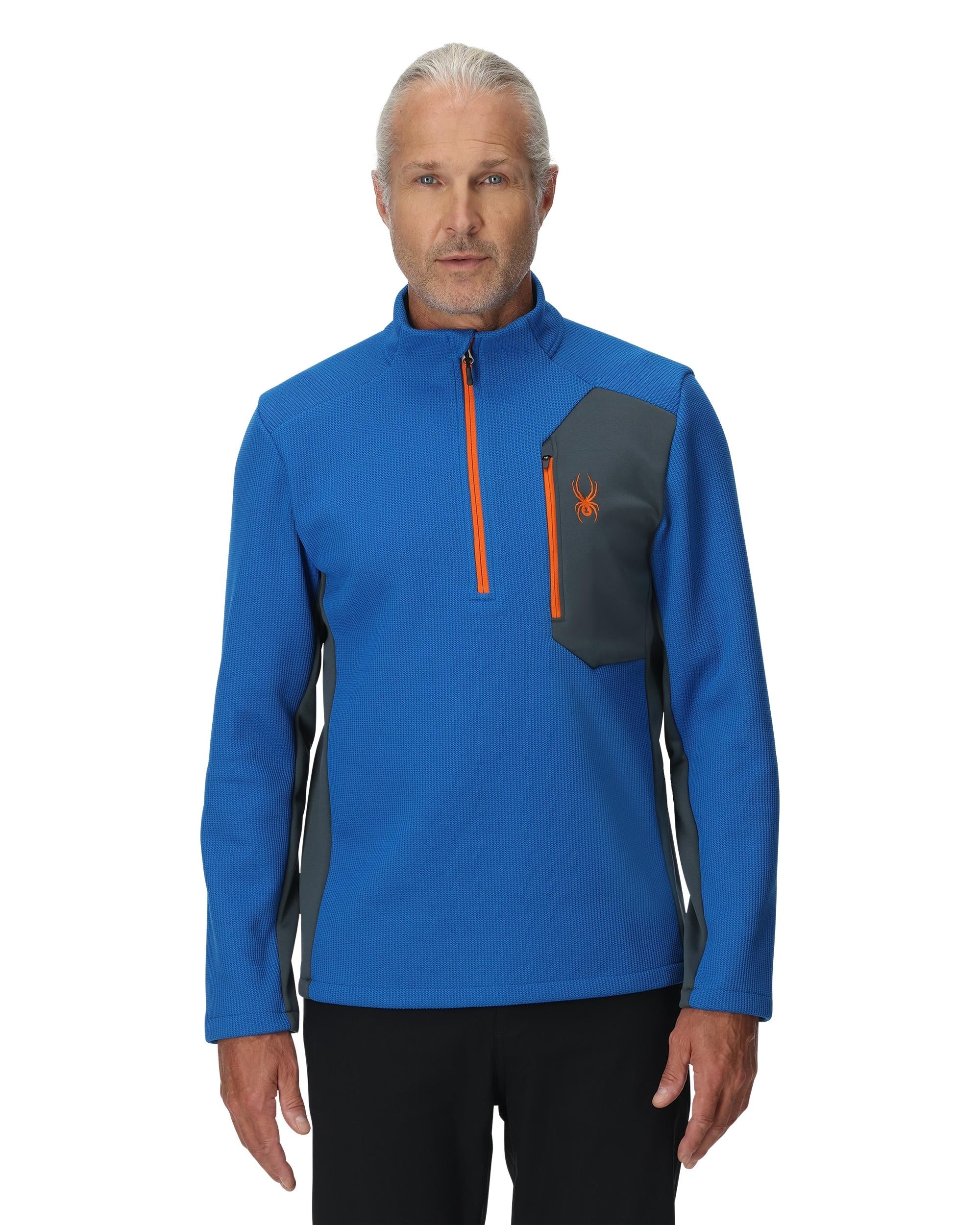 Mens Bandit Half Zip Jacket - Cobalt - Image 3