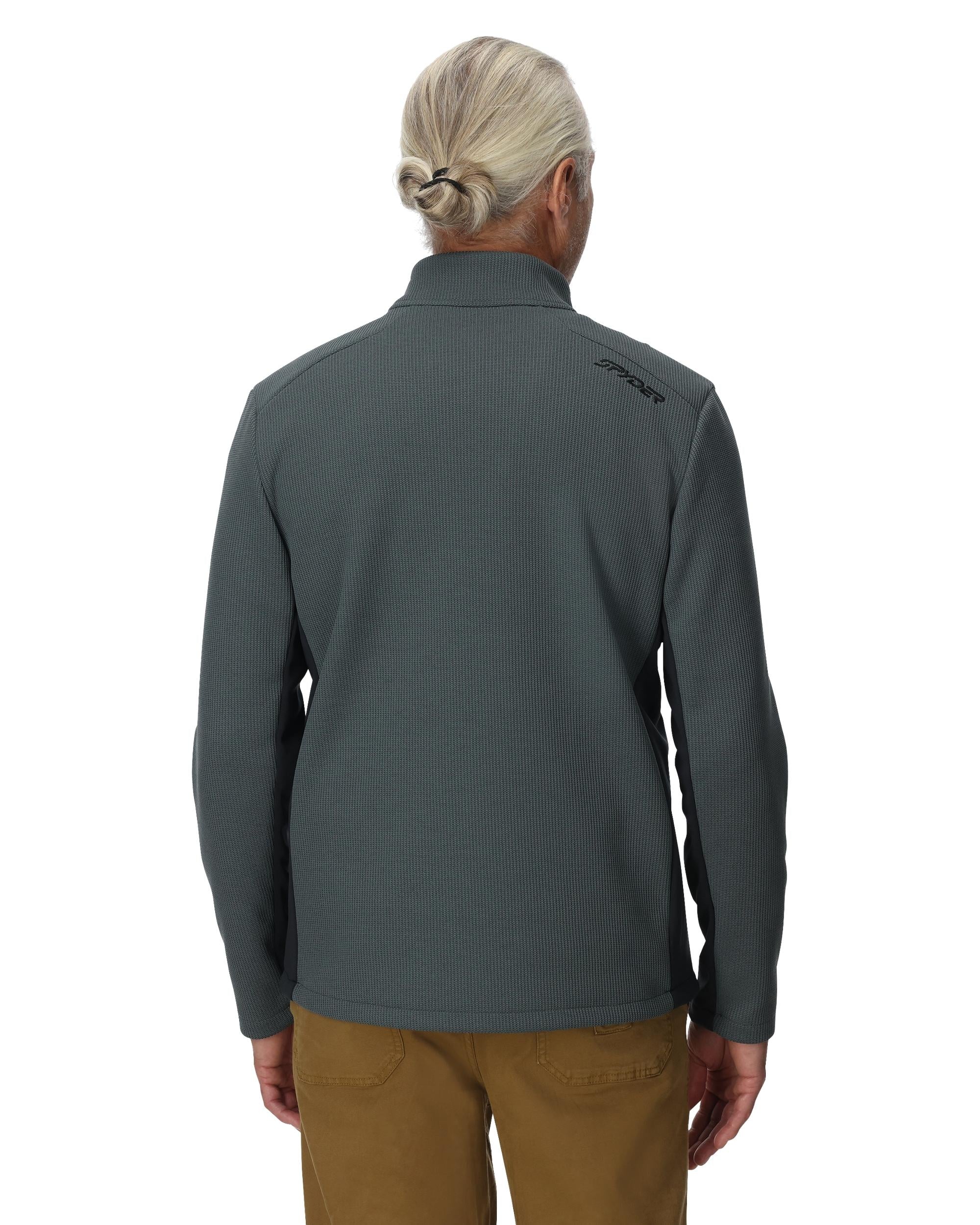 Mens Bandit Half Zip Jacket- Slate Blue - Image 4