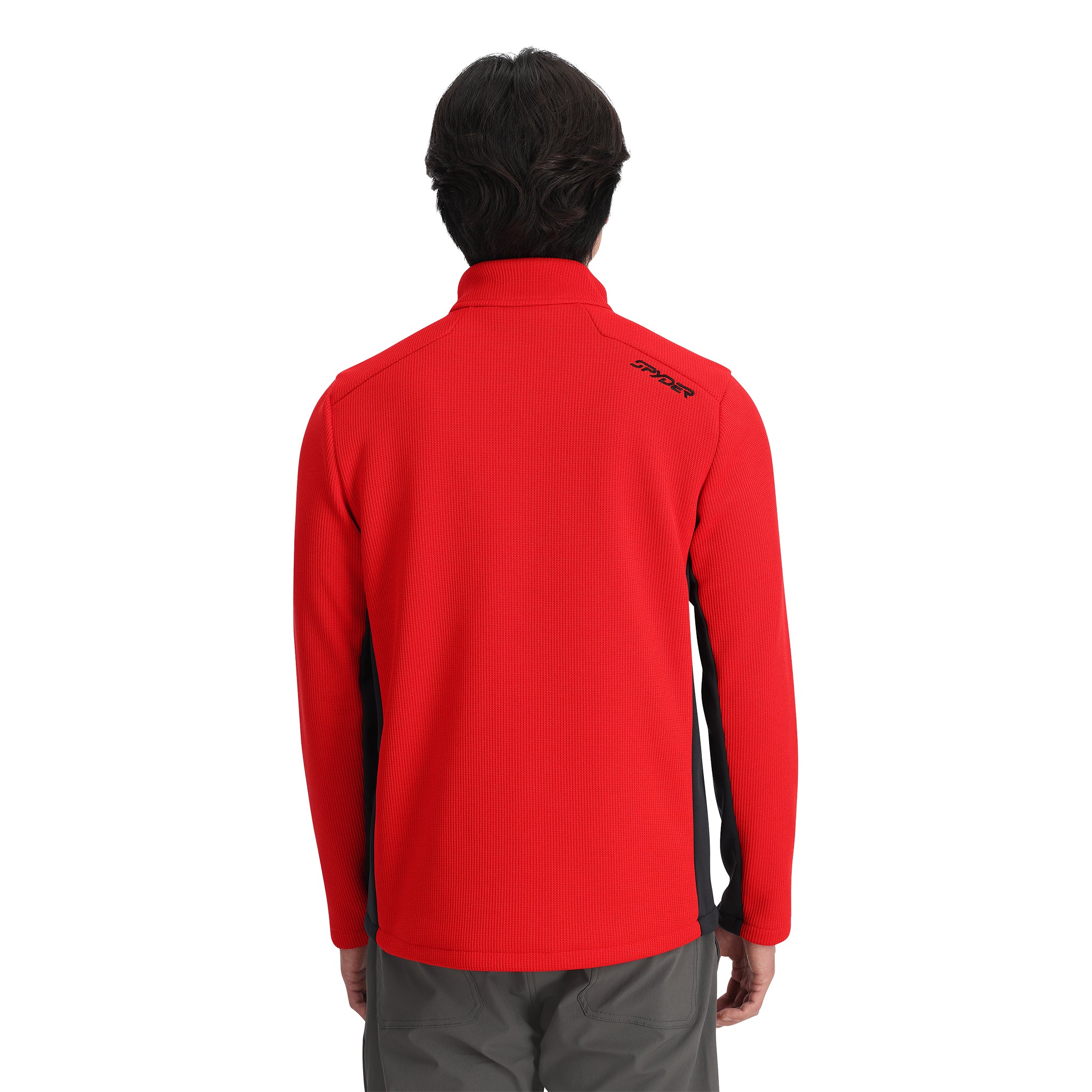 Mens Bandit Half Zip - Spyder Red - Image 4
