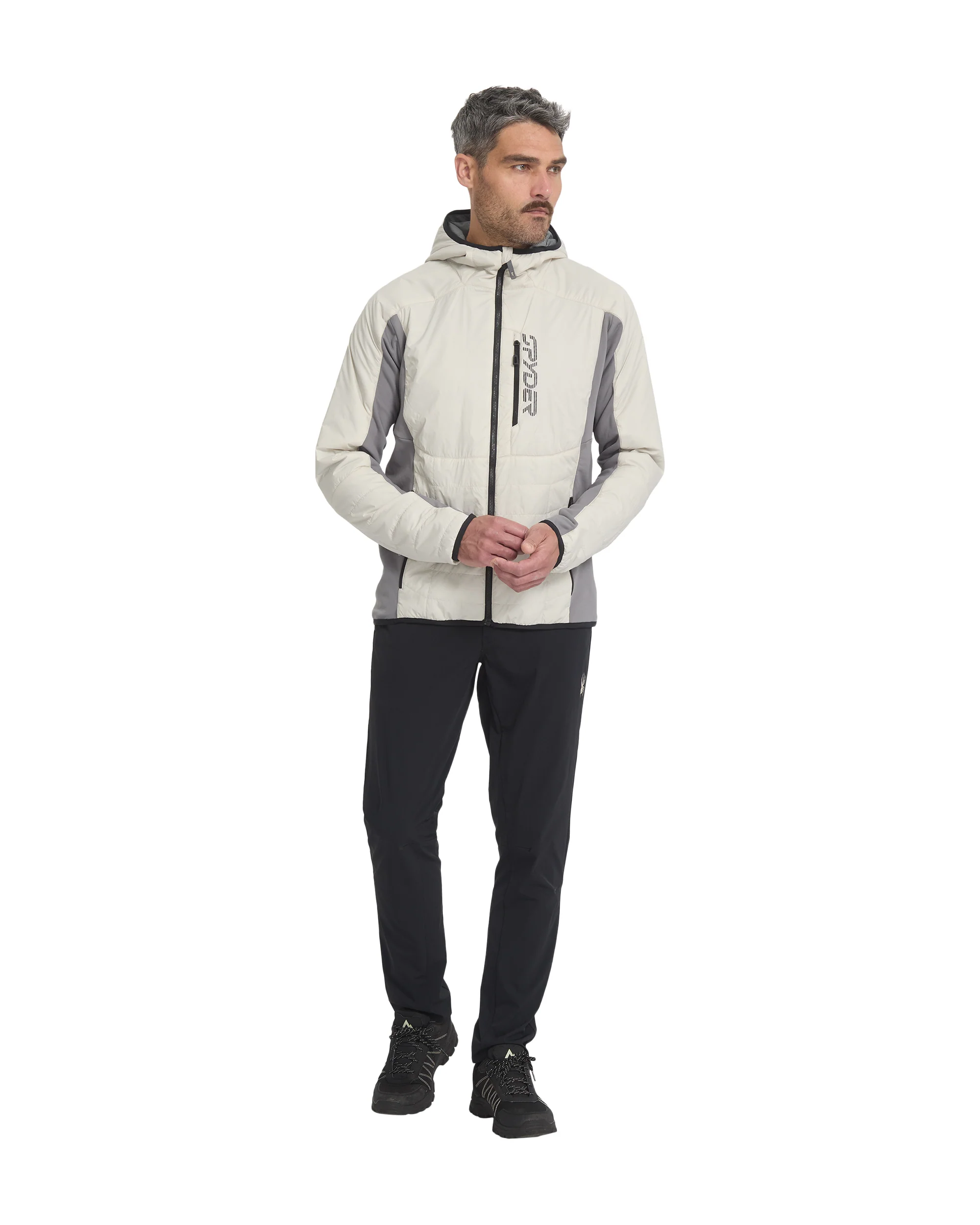 Men's Glissade Hooded Jacket - Light Grey - Image 4