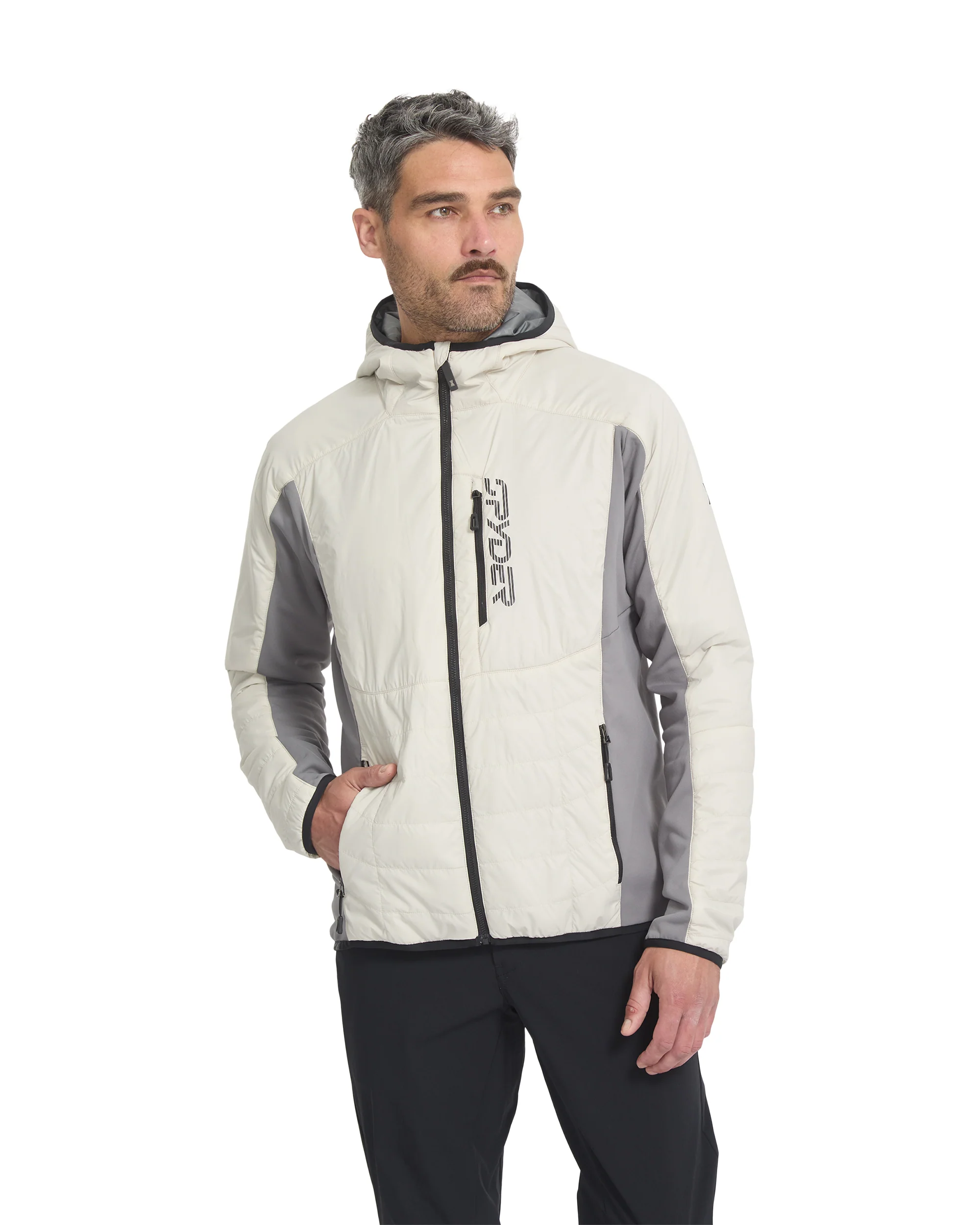 Men's Glissade Hooded Jacket - Light Grey - Image 8