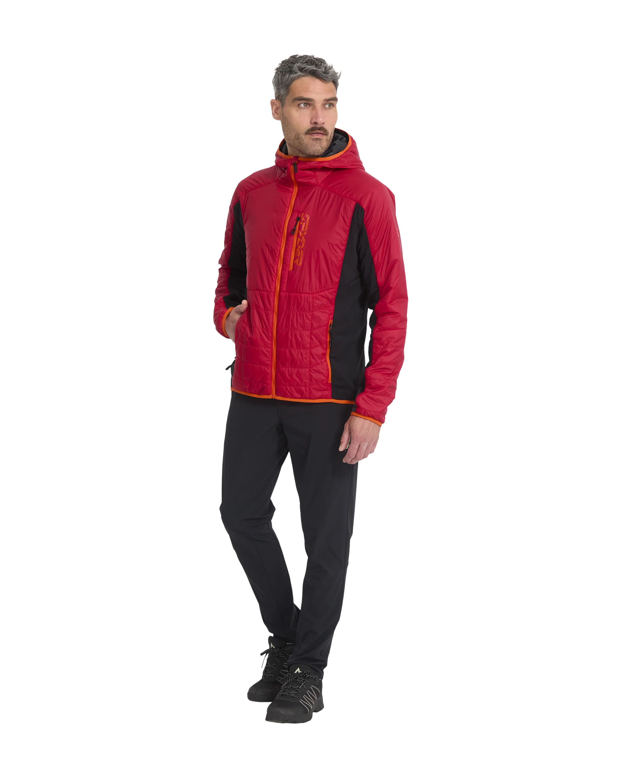 Men's Glissade Hooded Jacket - Spyder Red - Image 5