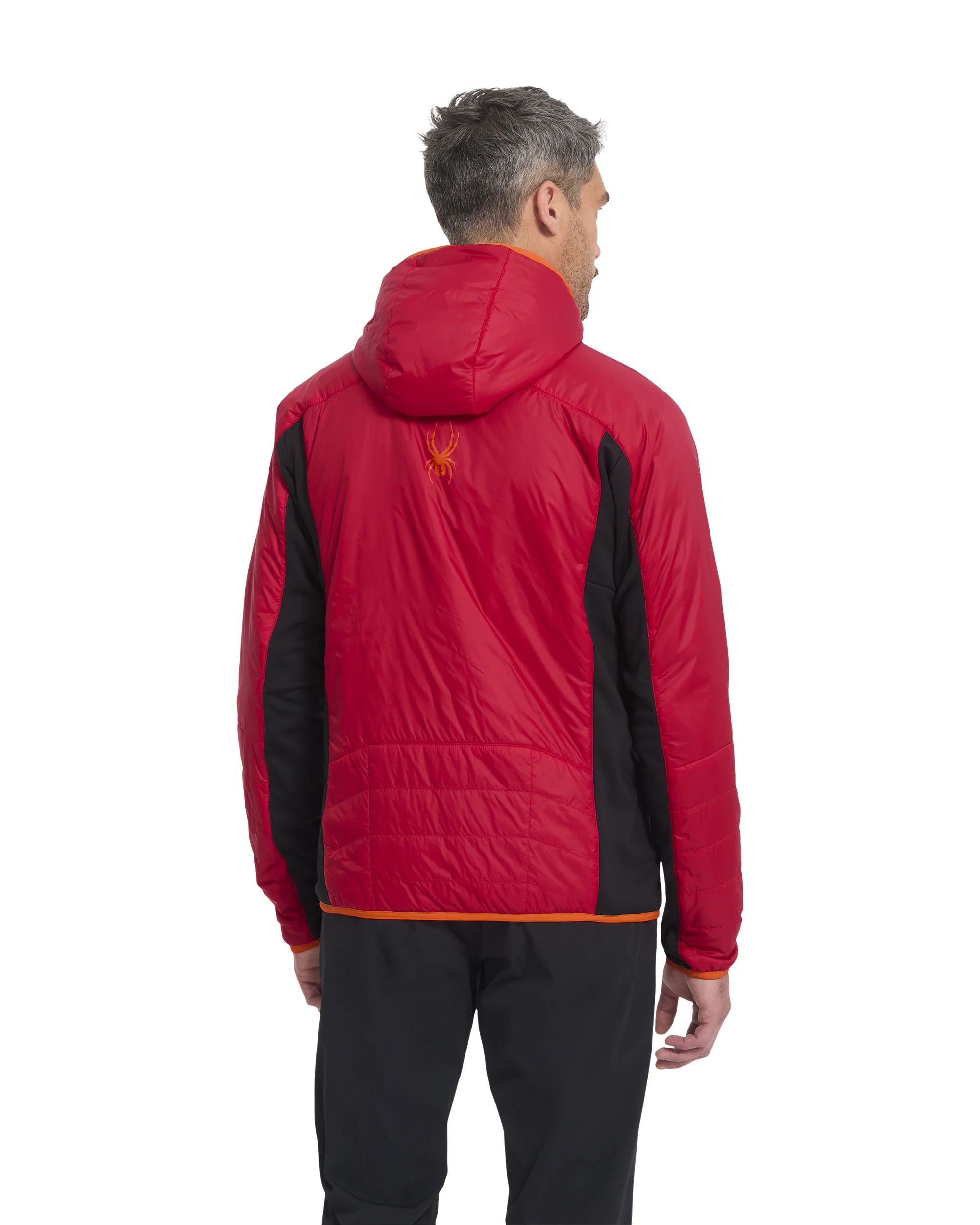 Men's Glissade Hooded Jacket - Spyder Red - Image 7
