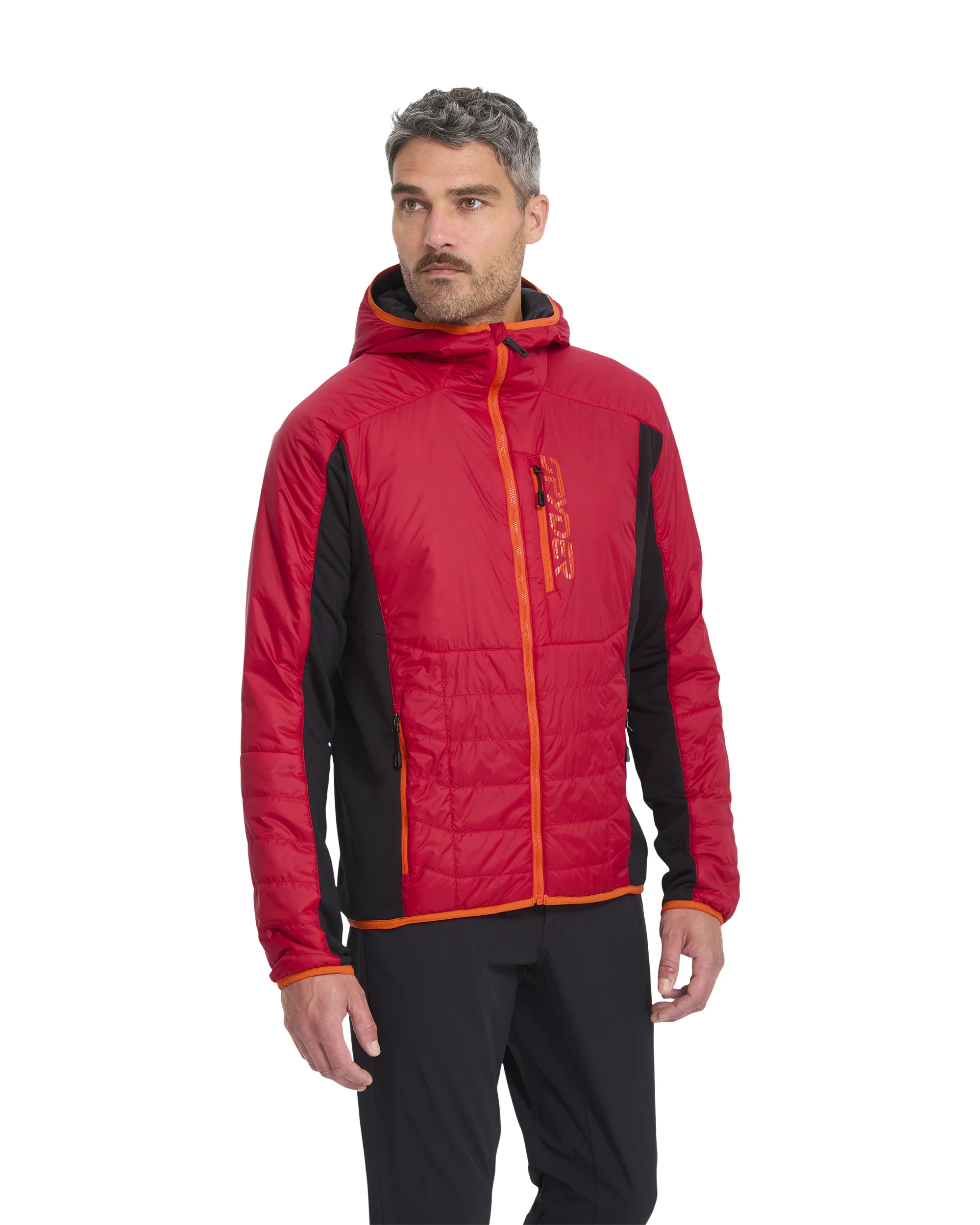 Men's Glissade Hooded Jacket - Spyder Red - Image 8