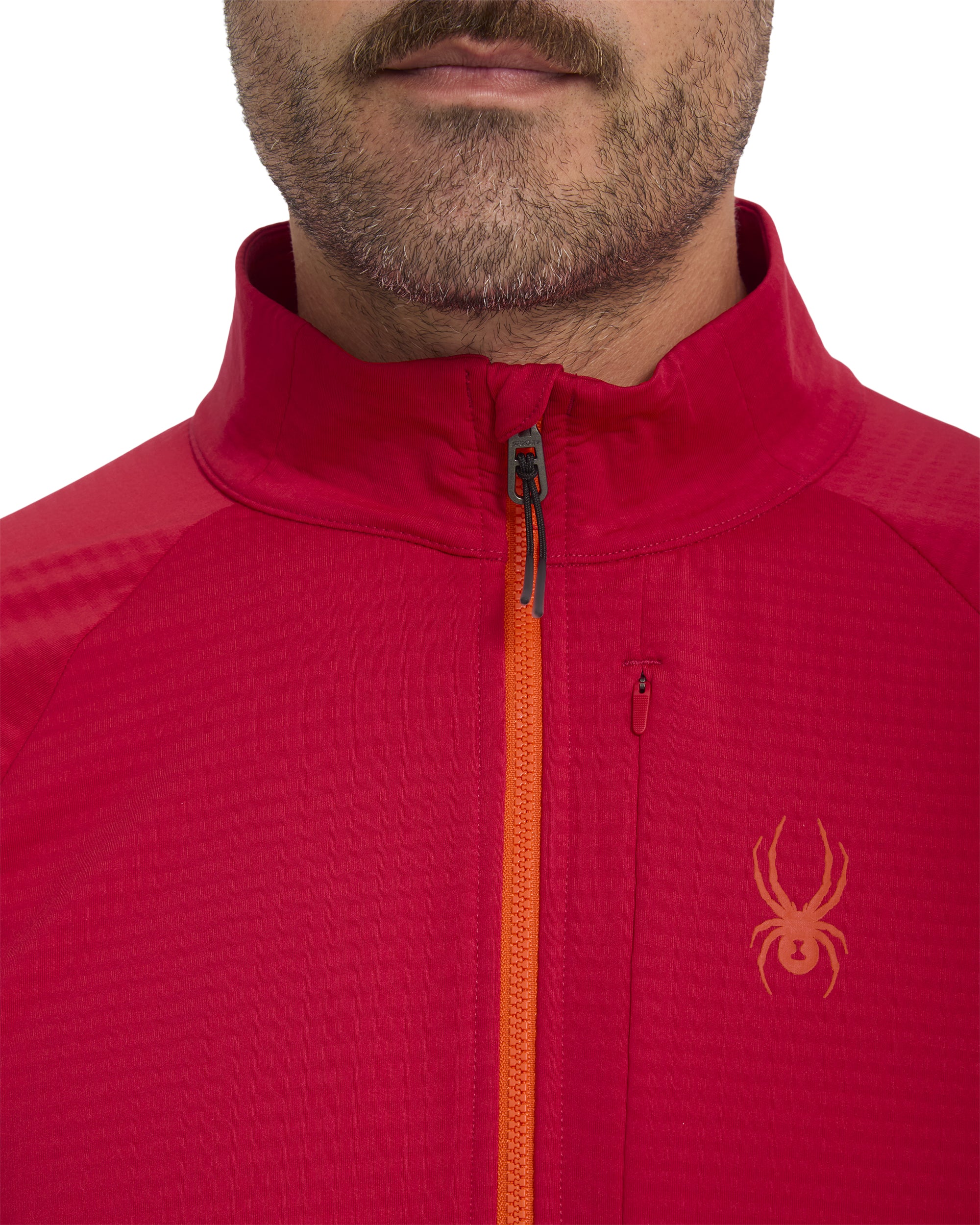 Men's GridWeb™ Fleece - Spyder Red - Image 3