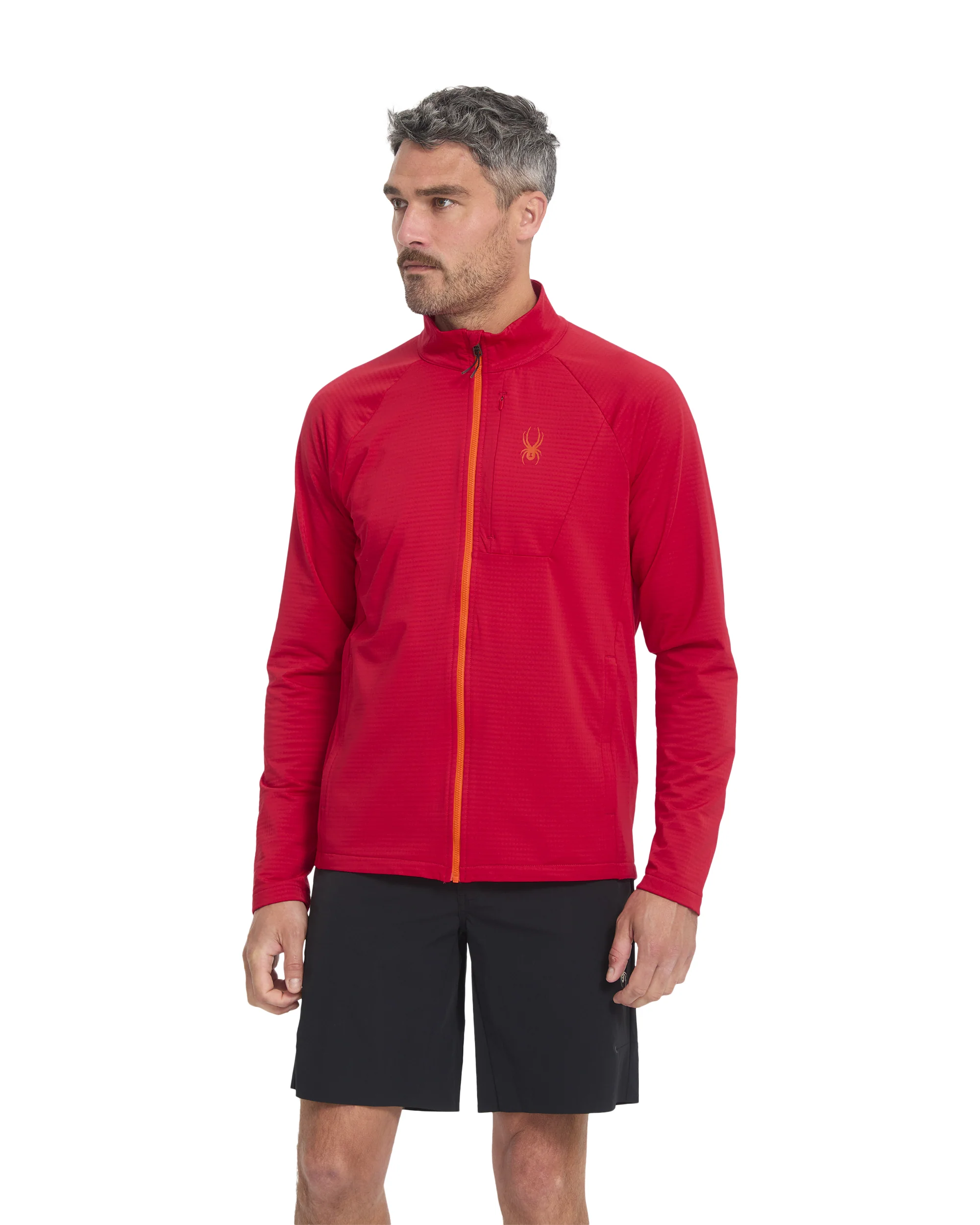 Men's GridWeb™ Fleece - Spyder Red - Image 4