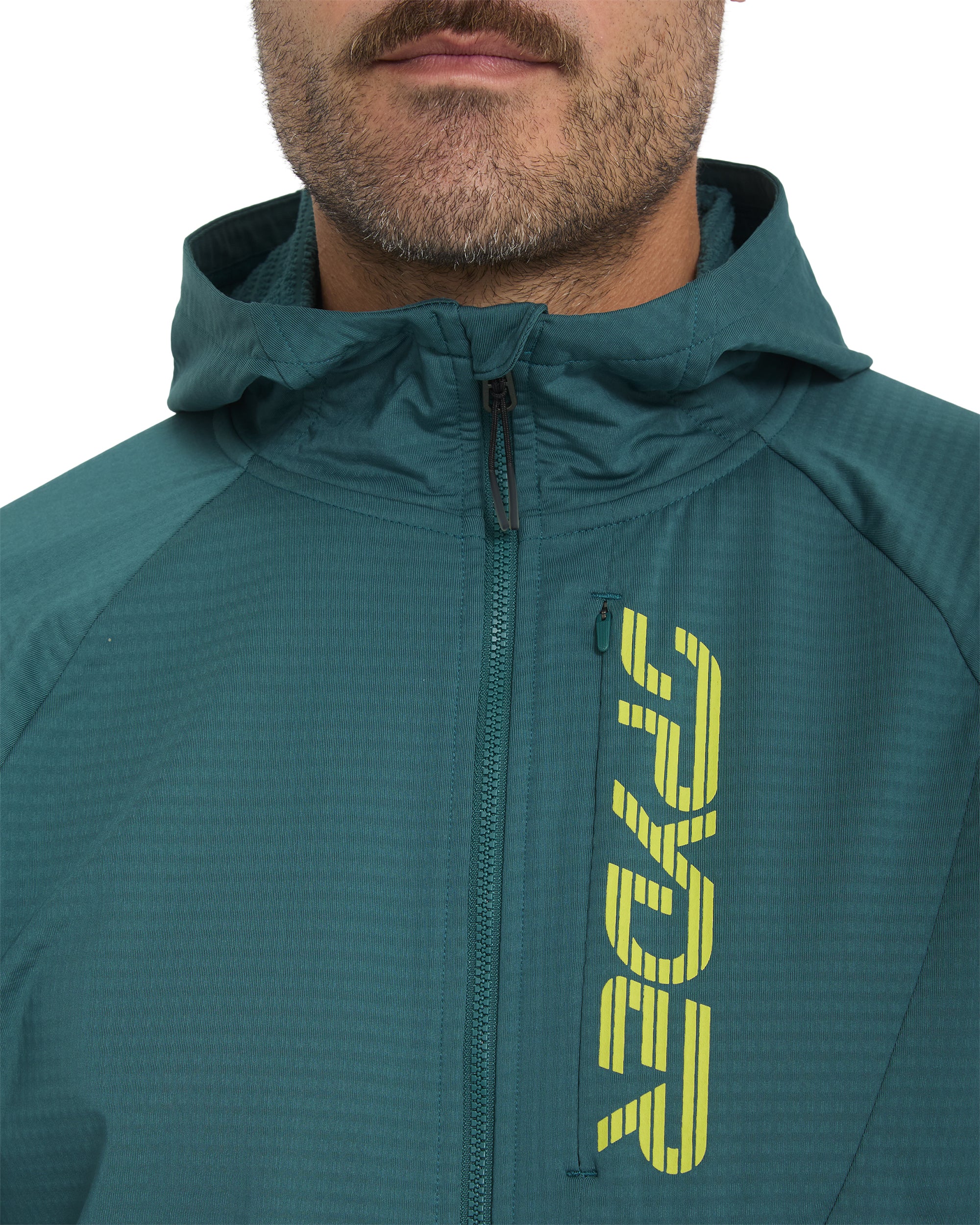 Men's GridWeb™ Fleece Hoodie - Petrol - Image 3
