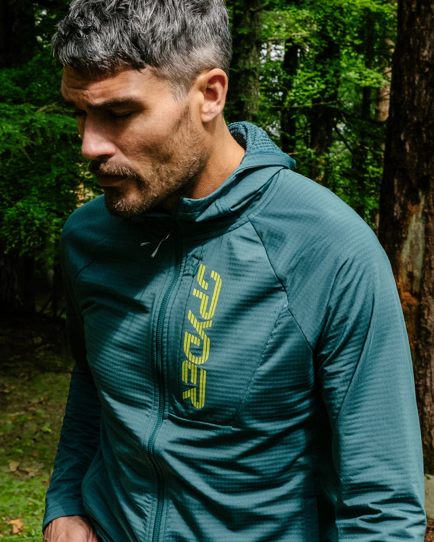 Men's GridWeb™ Fleece Hoodie - Petrol - Image 4
