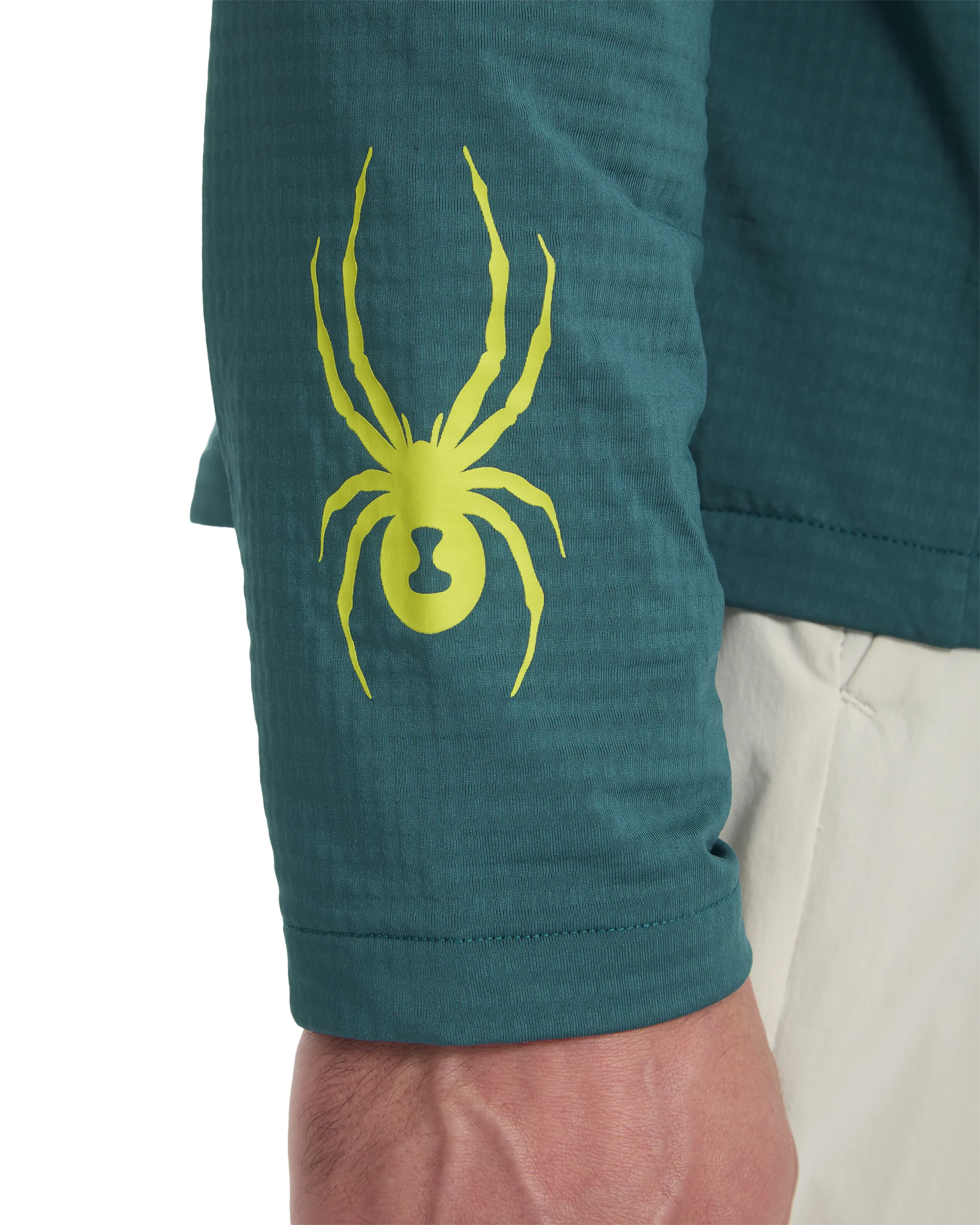 Men's GridWeb™ Fleece Hoodie - Petrol - Image 6