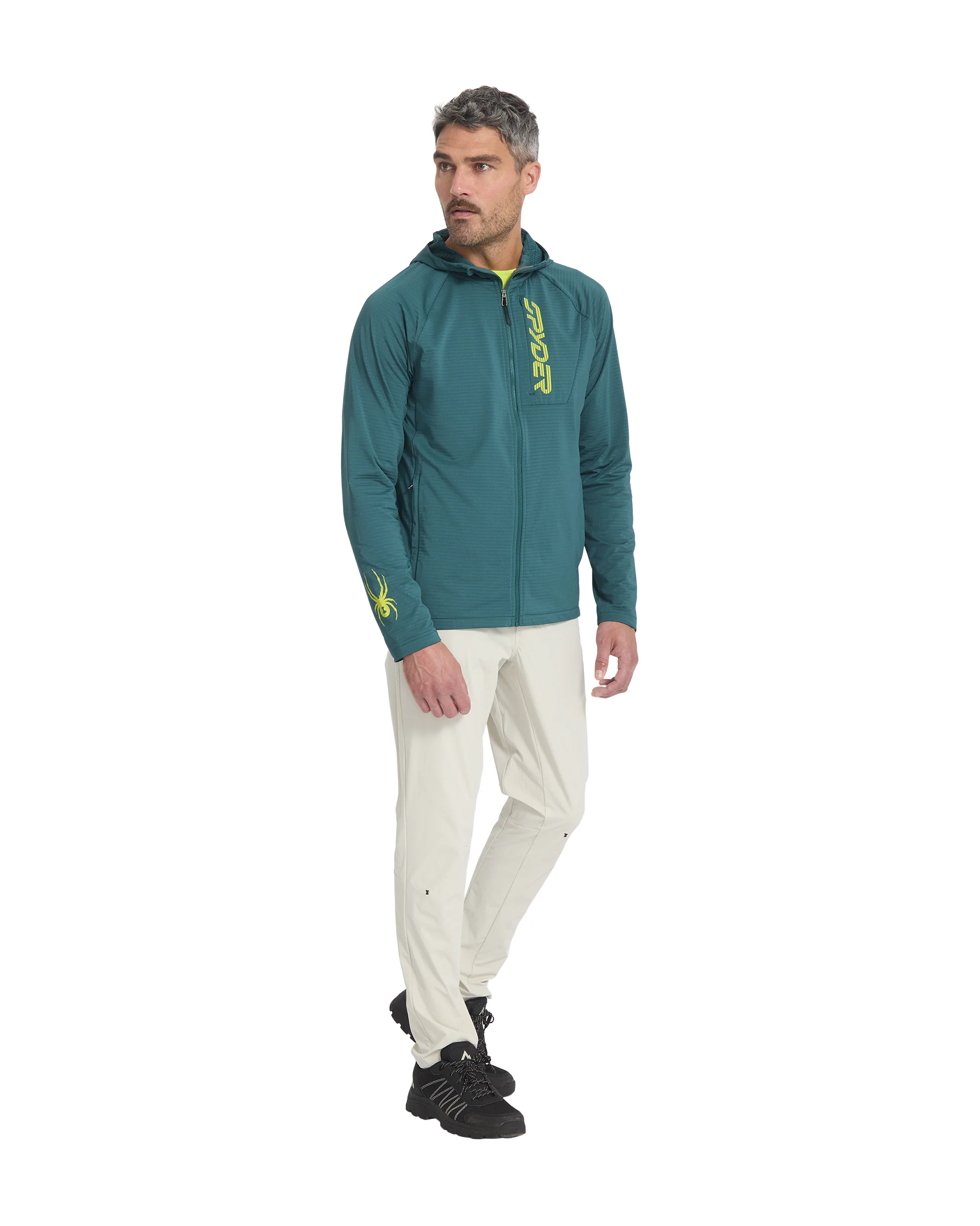Men's GridWeb™ Fleece Hoodie - Petrol - Image 7