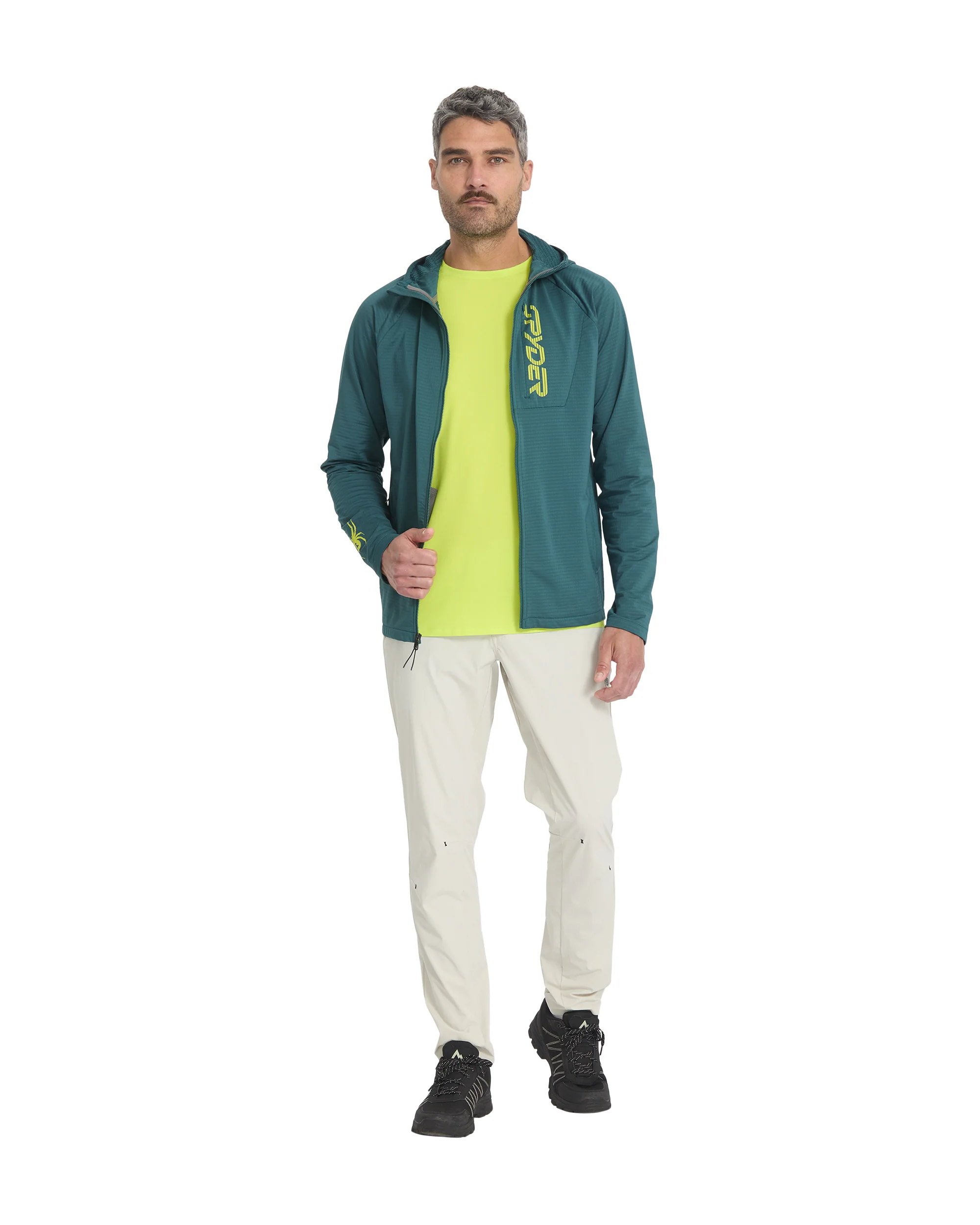 Men's GridWeb™ Fleece Hoodie - Petrol - Image 8