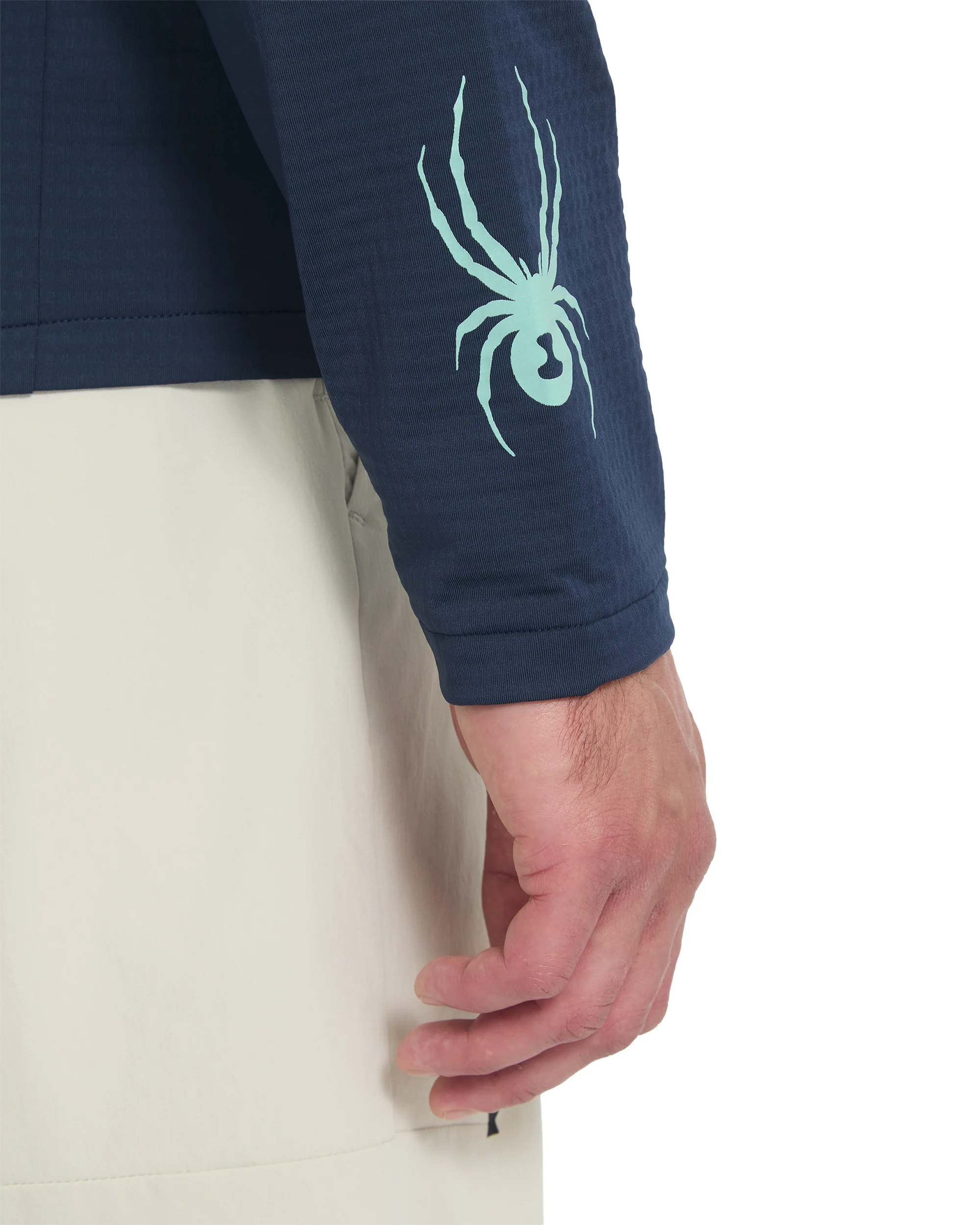 Men's GridWeb™ Fleece Hoodie - True Navy - Image 3