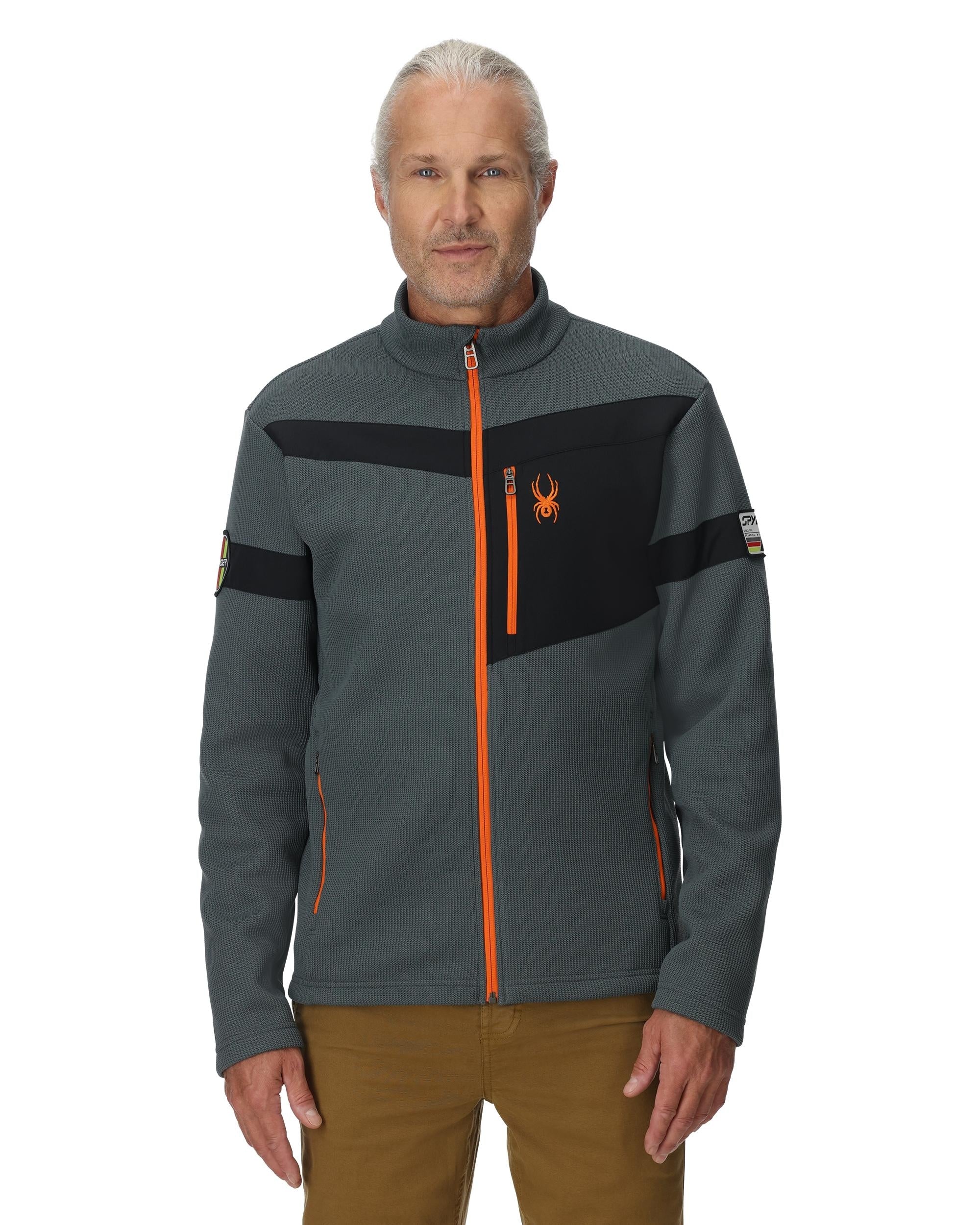 Mens Wengen Bandit Full Zip - Slate Blue - Image 3