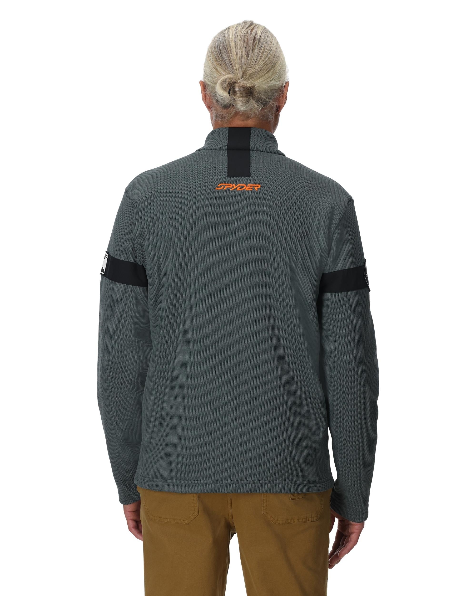 Mens Wengen Bandit Full Zip - Slate Blue - Image 4