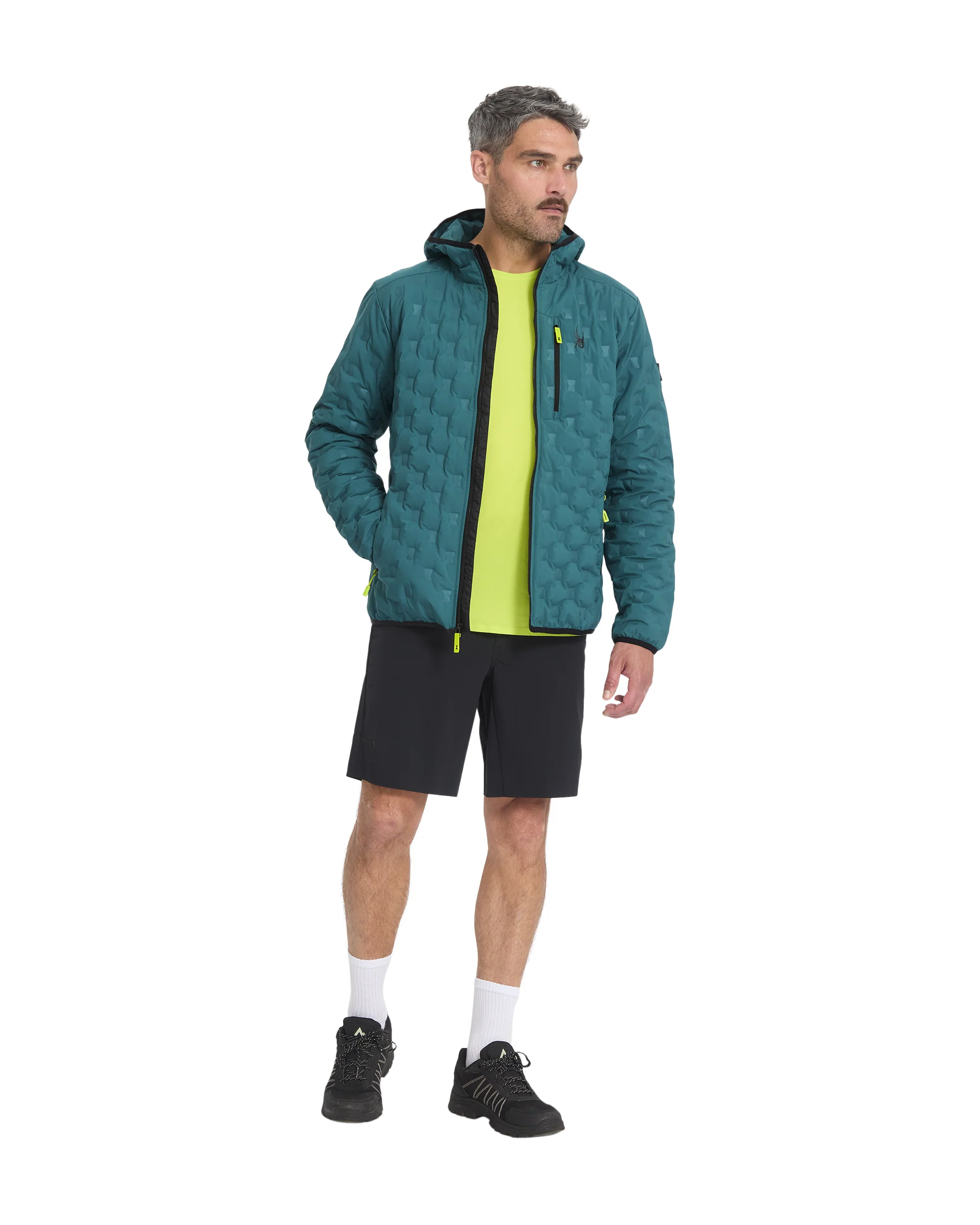 Men's Zenith Hooded Down Jacket - Petrol - Image 4