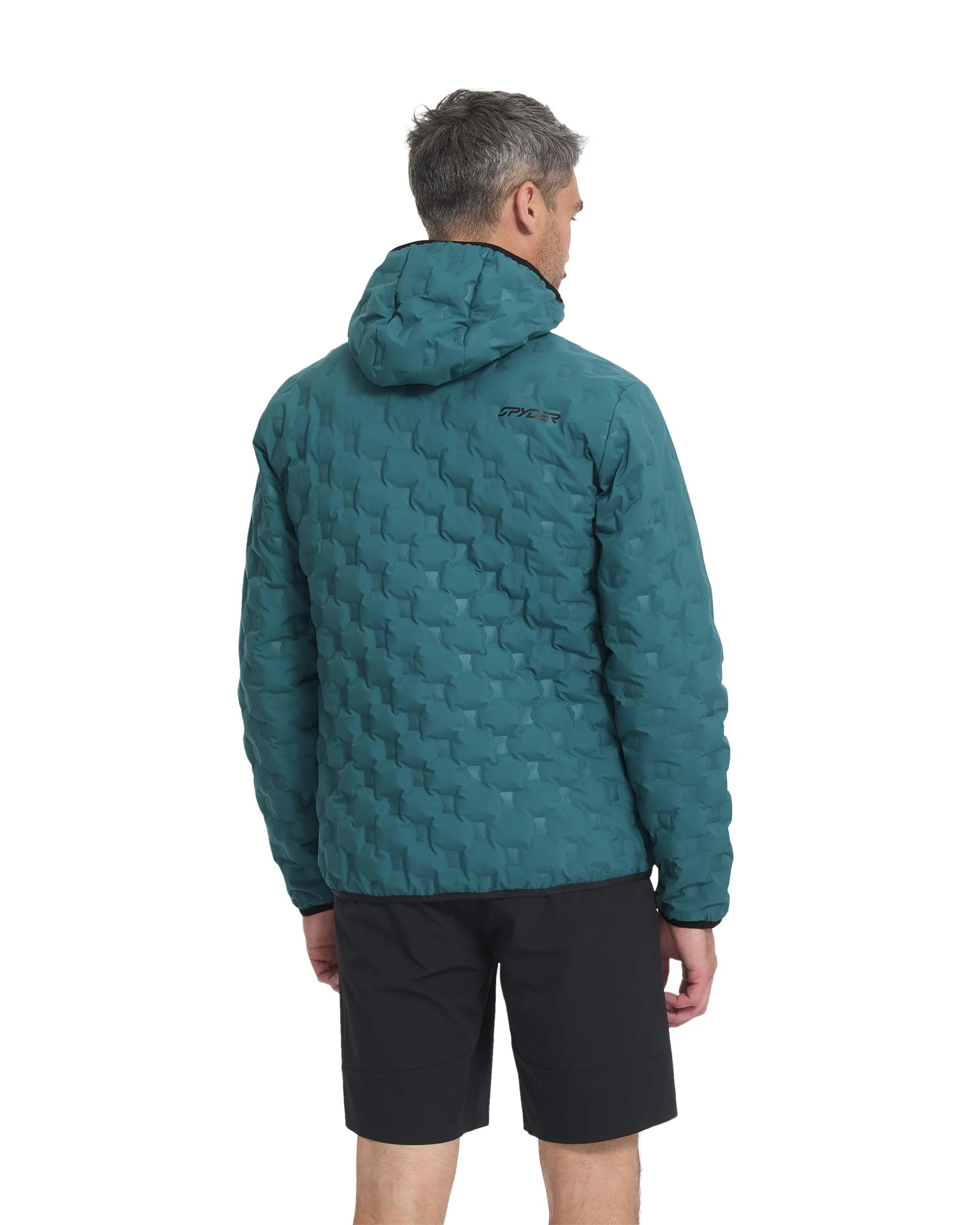 Men's Zenith Hooded Down Jacket - Petrol - Image 5
